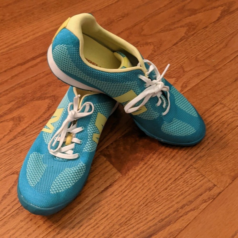 Merrell Womens Size 11 Civet Teal Yellow Sneakers J55466 Shoe Running Casual M1